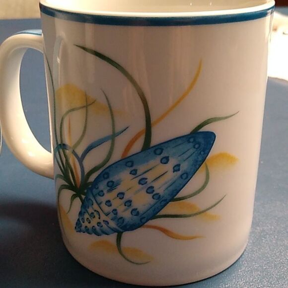 Seashell Mugs National Wildlife Federation Ceramic Cottagecore Beach - Picture 6 of 10